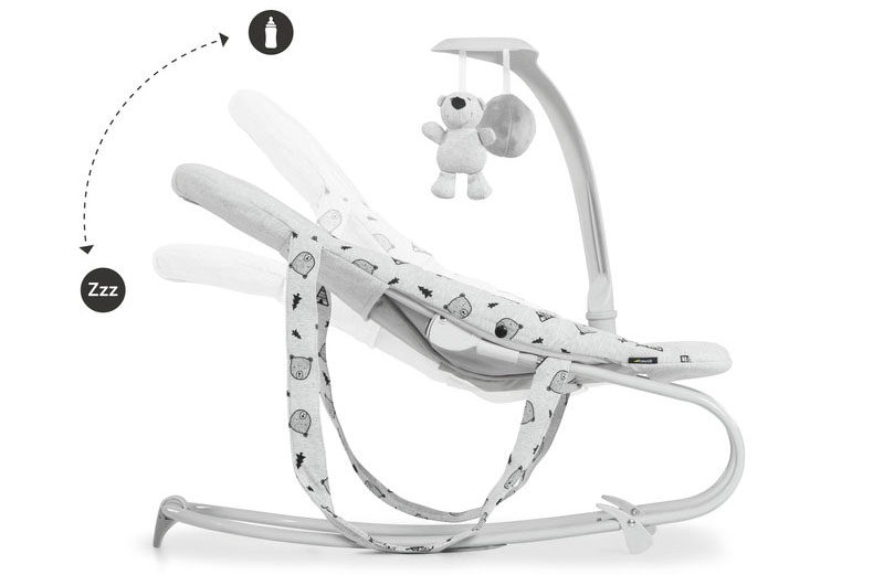 Шезлонг Hauck Bouncer Deluxe Nordic Grey