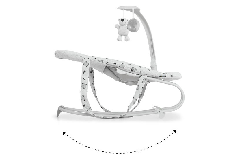 Шезлонг Hauck Bouncer Deluxe Nordic Grey