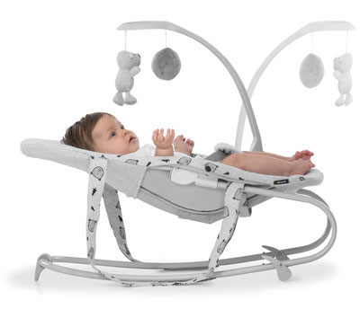 Шезлонг Hauck Bouncer Deluxe Nordic Grey
