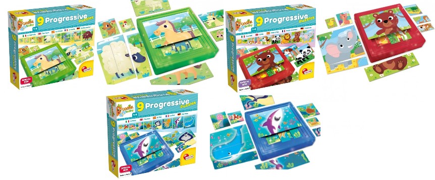 Нарастващи пъзела за най-малките Lisciani Ферма Carotina baby Нарастващи пъзела за най-малките Lisciani Ферма Carotina baby